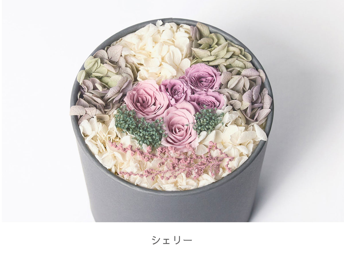 feel DECOR Ｍ フェイスタオル＋プリザーブドフラワー('26 新色)