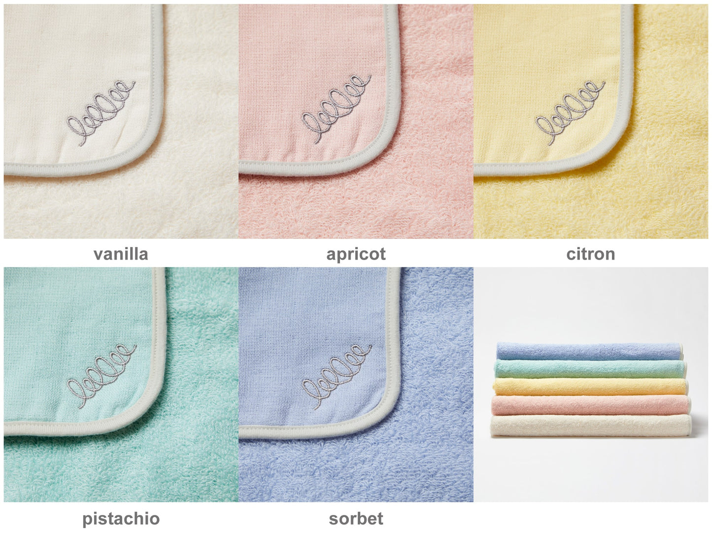 Fais moi calin！My first towel (スタイハンカチ2枚)＋Sippy cup