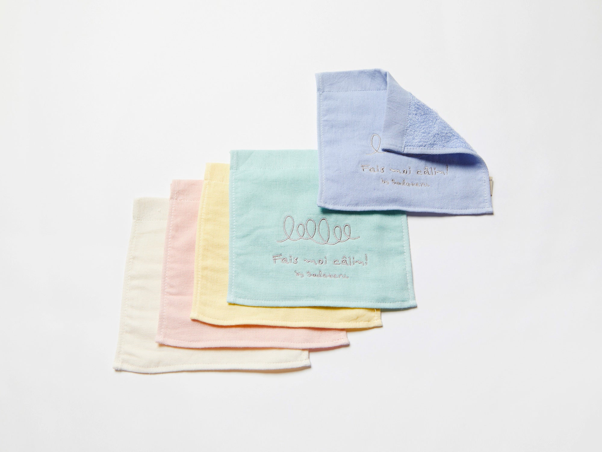 【eギフト】Fais moi calin！ My first towel (スタイハンカチ) 2枚セット