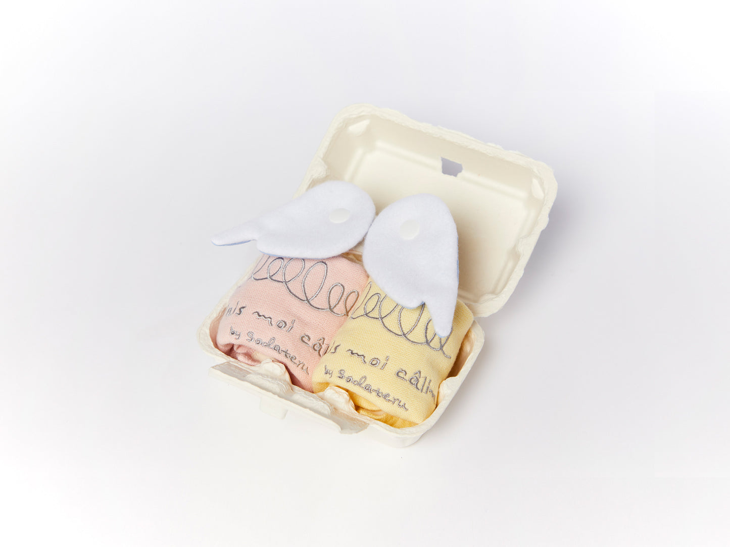 Fais moi calin！ My first towel+petit ange (スタイハンカチ+クリップセット)