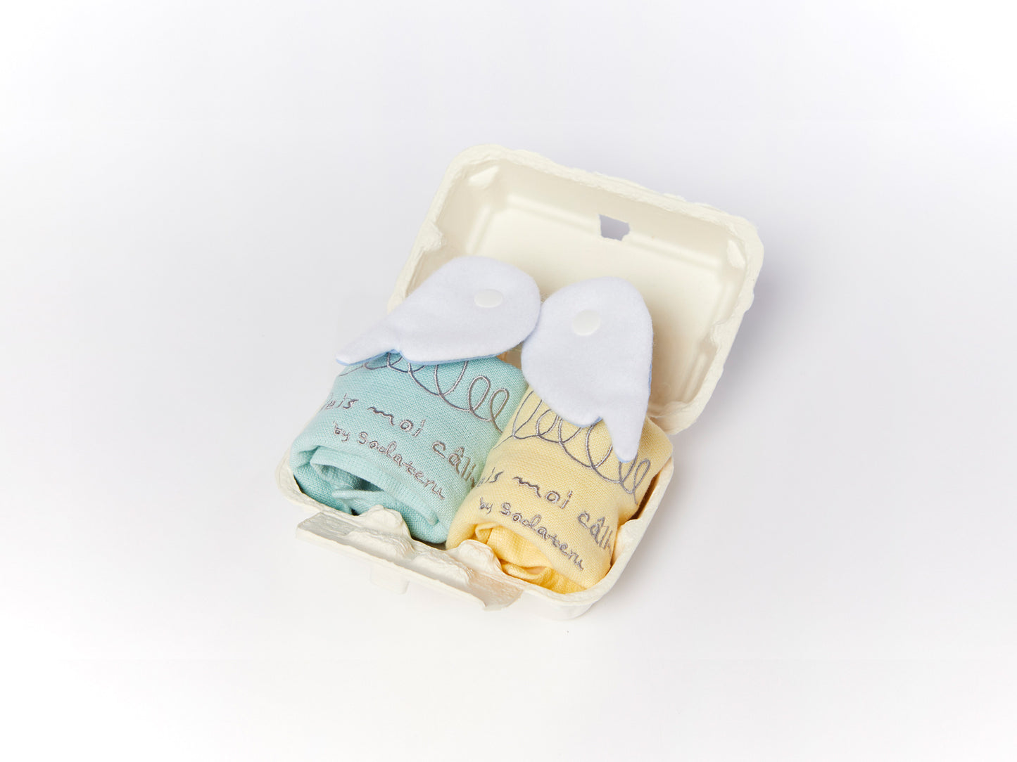 Fais moi calin！ My first towel+petit ange (スタイハンカチ+クリップセット)