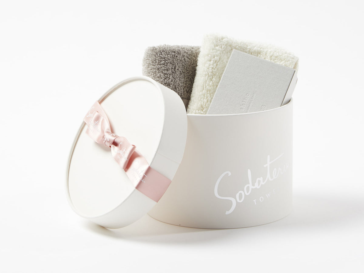 feel〈always with you〉プチフェイスタオル+プチハンドタオル+SABON ギフトセット